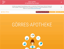 Tablet Screenshot of goerres-apo.de